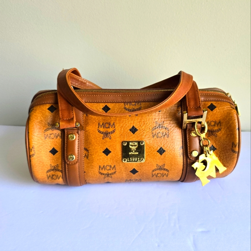 MCM Pappillon Bag Brown